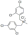 bis(2,4-dichlorobenzyl)dimethylammonium chloride Struktur