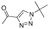 Ethanone, 1-[1-(1,1-dimethylethyl)-1H-1,2,3-triazol-4-yl]- (9CI) Struktur