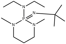 2-TERT-BUTYLIMINO-2-DIETHYLAMINO-1,3-DIMETHYL-PERHYDRO-1,3,2-DIAZAPHOSPHORINE Struktur