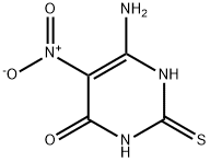 6-AMino-5-nitro-2-thio-uracil Struktur