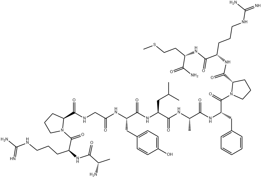 小心作用性ペプチドA 化學(xué)構(gòu)造式