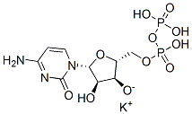 Cytidine 5'-(trihydrogen diphosphate), potassium salt Struktur