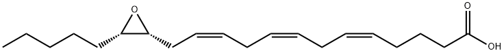 14(S),15(R)-EPOXY-(5Z,8Z,11Z)-EICOSATRIENOIC ACID Struktur