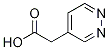 4-Pyridazineacetic acid Struktur