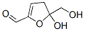 2-Furancarboxaldehyde, 4,5-dihydro-5-hydroxy-5-(hydroxymethyl)- (9CI) Struktur