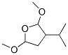 Furan, tetrahydro-2,5-dimethoxy-3-(1-methylethyl)- (9CI) Struktur