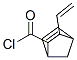 Bicyclo[2.2.1]hept-5-ene-2-carbonyl chloride, 3-ethenyl-, (endo,endo)- (9CI) Struktur