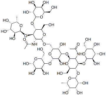 Difucosyllacto-N-hexaose Struktur