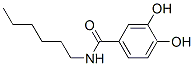 N-Hexyl-3,4-dihydroxybenzamide Struktur