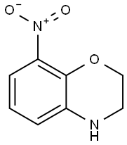 8-NITRO-3,4-DIHYDRO-2H-BENZO[1,4]OXAZINE HYDROCHLORIDE Struktur