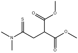 Propanedioic  acid,  [2-(dimethylamino)-2-thioxoethyl]-,  dimethyl  ester  (9CI) Struktur