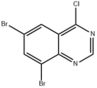 6,8-DIBROMO-4-CHLORO-QUINAZOLINE Struktur