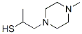 1-Piperazineethanethiol,-alpha-,4-dimethyl-(9CI) Struktur