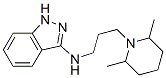 N-[3-(2,6-dimethyl-1-piperidyl)propyl]-1H-indazol-3-amine Struktur