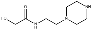 Acetamide, 2-hydroxy-N-[2-(1-piperazinyl)ethyl]- (9CI) Struktur