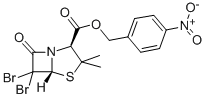 P-NITROBENZYL-6,6-DIBROMOPENICILLINATE Struktur