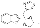 1-[(2-benzofuran-2-yl-1,3-dioxan-2-yl)methyl]-1,2,4-triazole Struktur