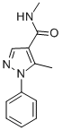 N,5-DIMETHYL-1-PHENYL-1H-PYRAZOLE-4-CARBOXAMIDE Struktur