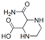 2-Piperazinecarboxylicacid,3-carbamoyl-(6CI) Struktur