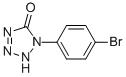 1-(4-BROMOPHENYL)-1,2-DIHYDRO-5H-TETRAZOL-5-ONE Struktur