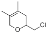 2-(CHLOROMETHYL)-4,5-DIMETHYL-3,6-DIHYDRO-2H-PYRAN Struktur