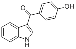 (4-HYDROXYPHENYL)(1H-INDOL-3-YL)METHANONE Struktur