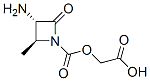 1-Azetidinecarboxylicacid,3-amino-2-methyl-4-oxo-,carboxymethylester,(2S-trans)-(9CI) Struktur