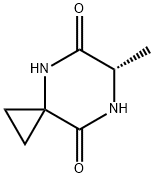 4,7-Diazaspiro[2.5]octane-5,8-dione,6-methyl-,(S)-(9CI) Struktur