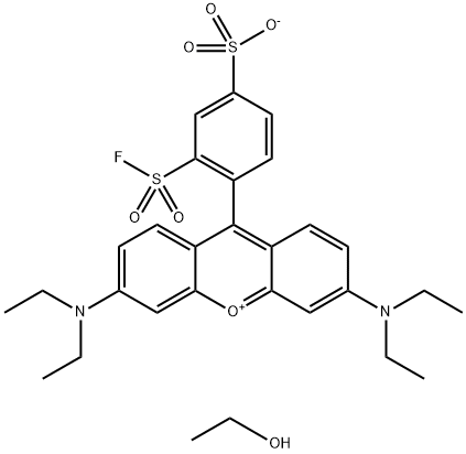 SULFORHODAMINE B 2-ACID FLUORIDE Struktur