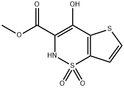 METHYL 4-HYDROXY-2H-THIENO[2,3-E]-1,2-THIAZINE-3-CARBOXYLATE-1,1-DIOXIDE Struktur