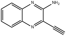 2-Quinoxalinamine,  3-ethynyl- Struktur