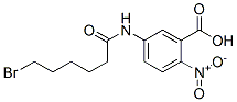 2-nitro-5-(6-bromohexanoylamino)benzoic acid Struktur