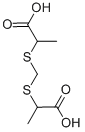 METHYLENEBIS(THIOLACTIC ACID) Struktur