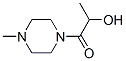 1-(4-Methyl-1-piperazinyl)-1-oxo-2-propanol Struktur