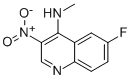 6-FLUORO-N-METHYL-3-NITROQUINOLIN-4-AMINE Struktur