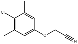 2-(4-CHLORO-3,5-DIMETHYLPHENOXY)ACETONITRILE Struktur