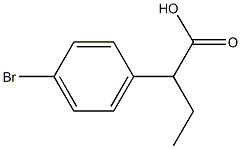 2-(4-Bromophenyl)butanoic acid Struktur