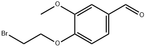 4-(2-BROMOMETHOXY)-3-METHOXYBENZALDEHYD& Struktur