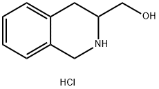 3-IsoquinolineMethanol, 1,2,3,4-tetrahydro-, hydrochloride Struktur