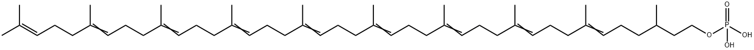 dihydrodecaprenyl phosphate Struktur