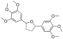 2,5-bis(3,4,5-trimethoxyphenyl)tetrahydrofuran Struktur