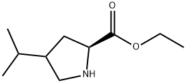 ETHYL 4-ISOPROPYL-2-PYRROLIDINECARBOXYLATE Struktur