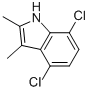 INDOLE, 4,7-DICHLORO-2,3-DIMETHYL- Struktur