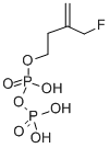 3-(fluoromethyl)-3-butenyl diphosphate Struktur