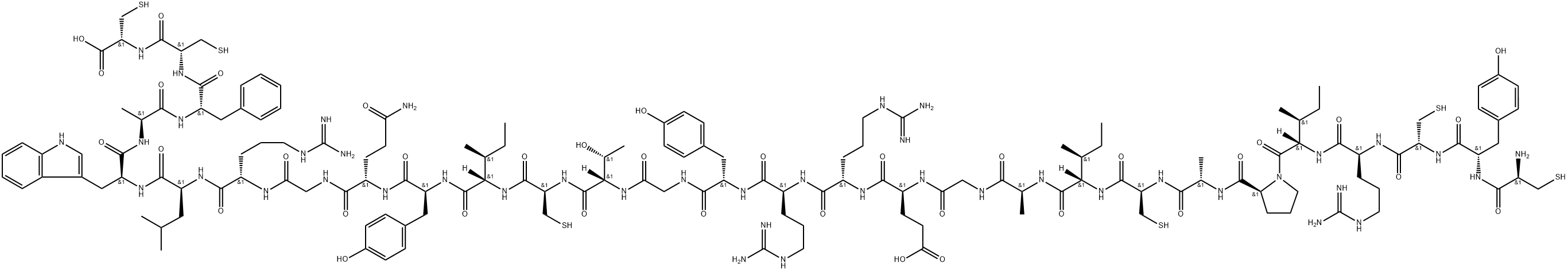 HUMAN NEUTROPHIL PEPTIDE-2 Structure