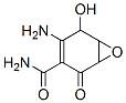 4-Amino-5-hydroxy-2-oxo-7-oxabicyclo[4.1.0]hept-3-ene-3-carboxamide Struktur