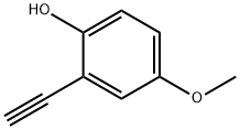 2-ETHYNYL-4-METHOXY-PHENOL Struktur