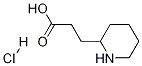 2-Piperidinepropanoic acid, hydrochloride Struktur