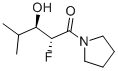 Pyrrolidine, 1-(2-fluoro-3-hydroxy-4-methyl-1-oxopentyl)-, (R*,R*)- (9CI) Struktur