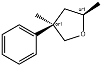 Furan,tetrahydro-2,4-dimethyl-4-phenyl-,cis- Struktur